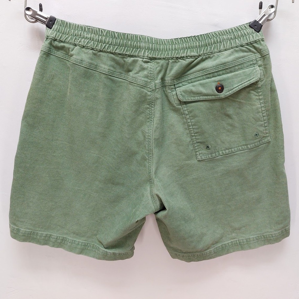 Howler Bros Corduroy Shorts Men's 33 Green Stretch Retro Surf Coastal Summer - Picture 2 of 7